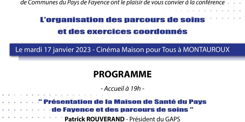 2ème Conférence du 17 janvier 2023